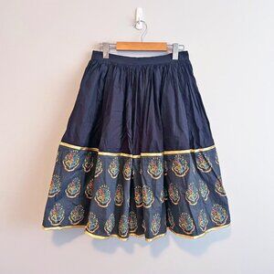 Frockasaurus Hogwart's Crest Full lined skirt Black Harry Potter